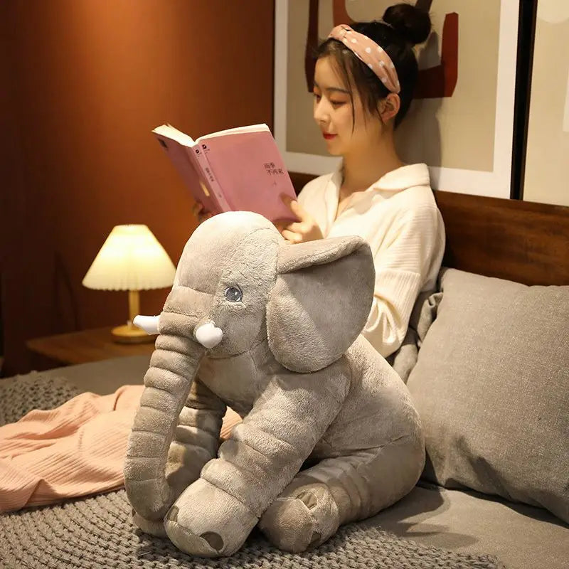 Animal Plush Elephant Pillow Pet – Soft Stuffed Pillow Toy for Kids XL (60cm)