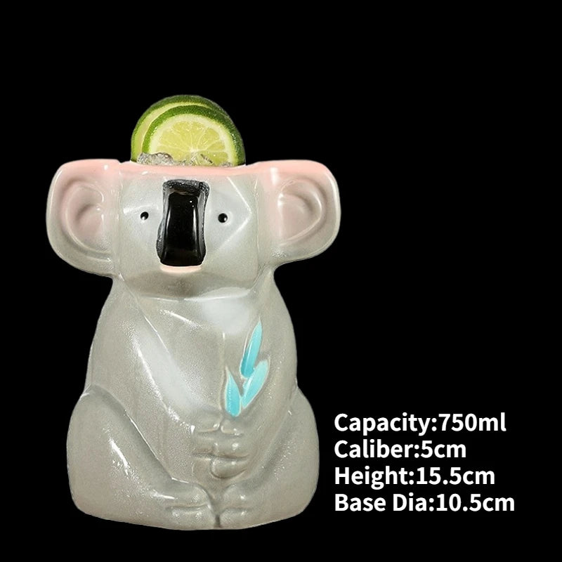 Ceramic Tiki Party Mugs