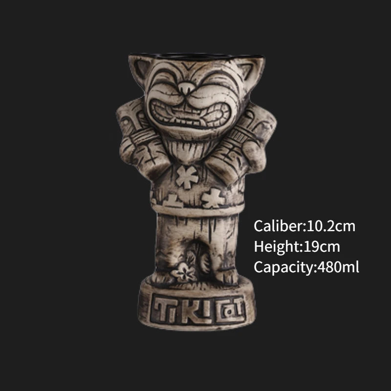 Ceramic Tiki Party Mugs
