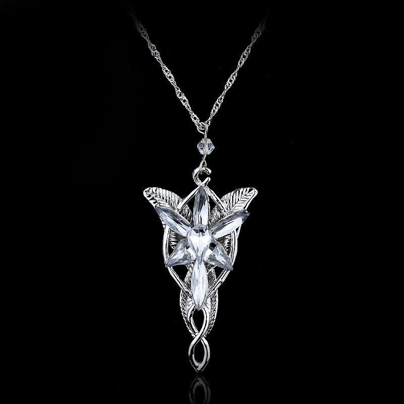 Hot Elves Princess Aragorn Arwen Evenstar The Lord Of The Twilight Star Pendant Alloy Necklace Gift For Fans Movie Jewelry - StarJam Gifts