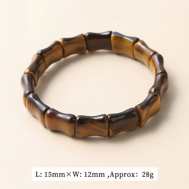Jd Natural Stone Colorful Tiger Eyes Beads Bangles Men Women Bracelets Handmade Mookiate Jasper Energy Jewelry For Summer Gifts - StarJam Gifts