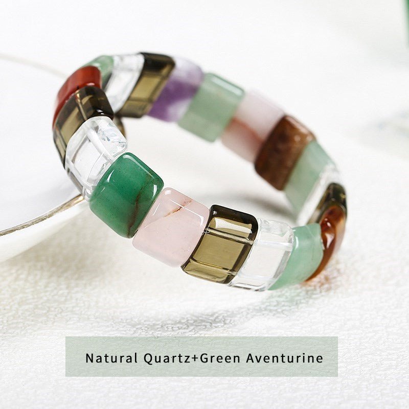 Jd Natural Stone Colorful Tiger Eyes Beads Bangles Men Women Bracelets Handmade Mookiate Jasper Energy Jewelry For Summer Gifts - StarJam Gifts
