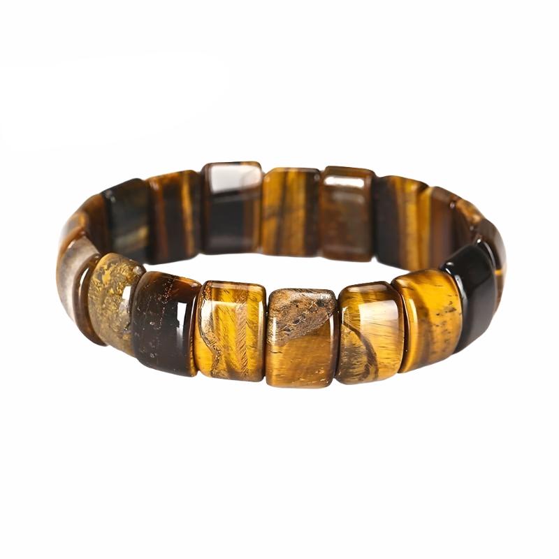 Jd Natural Stone Colorful Tiger Eyes Beads Bangles Men Women Bracelets Handmade Mookiate Jasper Energy Jewelry For Summer Gifts - StarJam Gifts