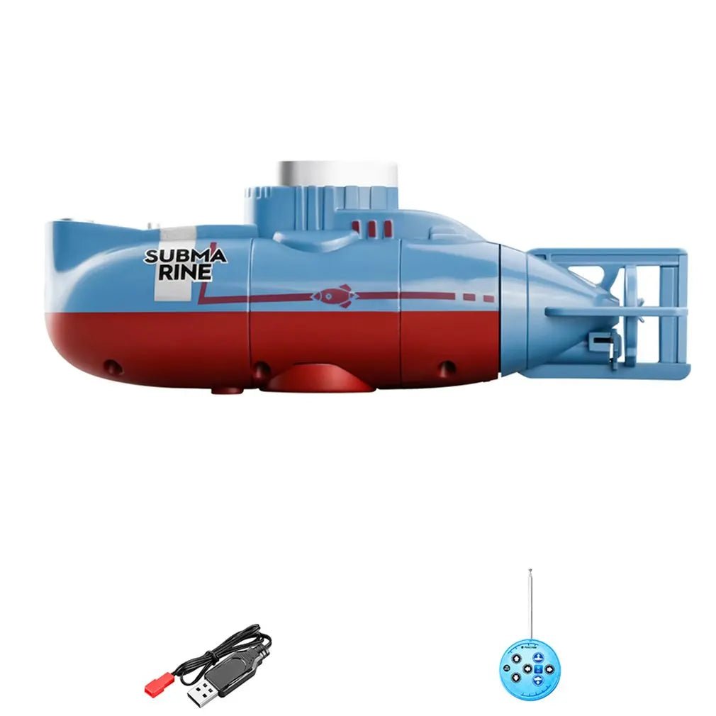 Mini Rc Submarine 0.1m/s Speed Remote Control Boat Waterproof Diving Toy Simulation Model Gift For Kids Boys Girls New Year Gift - StarJam