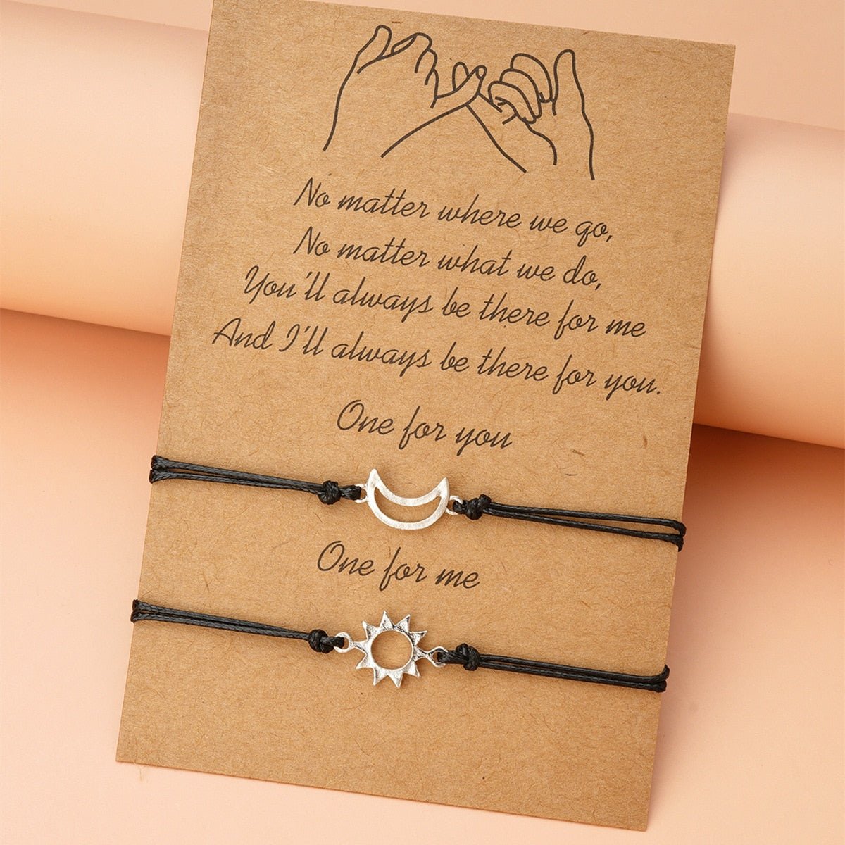New Charm Bracelet For Friendship Couples 2pcs/set Volcanic Stone Bracelet Bead Bangles Women Man Lucky Wish Jewelry - StarJam Gifts