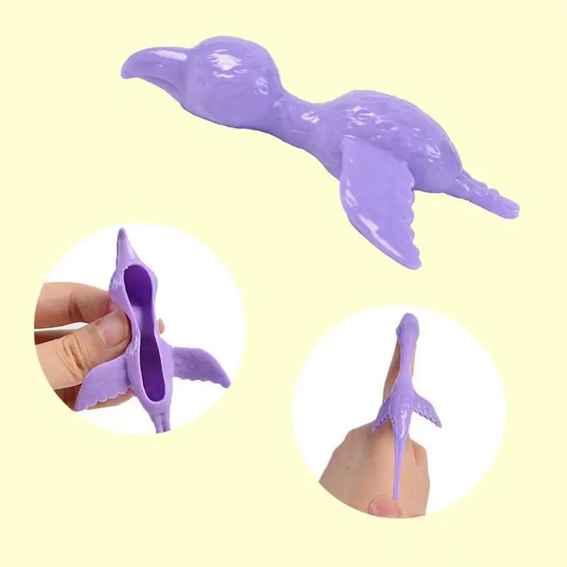 Sling Shot Flamingo Catapult Toy Catapult Tpr Slingshot Flamingo Kid Toys Funny Slingshot Flamingo Finger Flamingo Finger - StarJam
