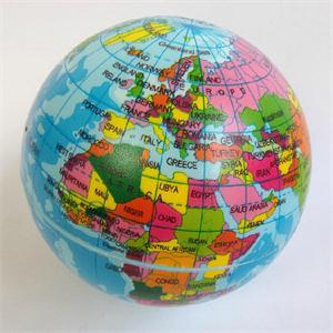 Stress Relief World Map Foam Ball Atlas Globe Palm Ball Planet Earth Ball Adult Kids Novelty Funny Gadgets Anti Stress Toys - StarJam Gifts