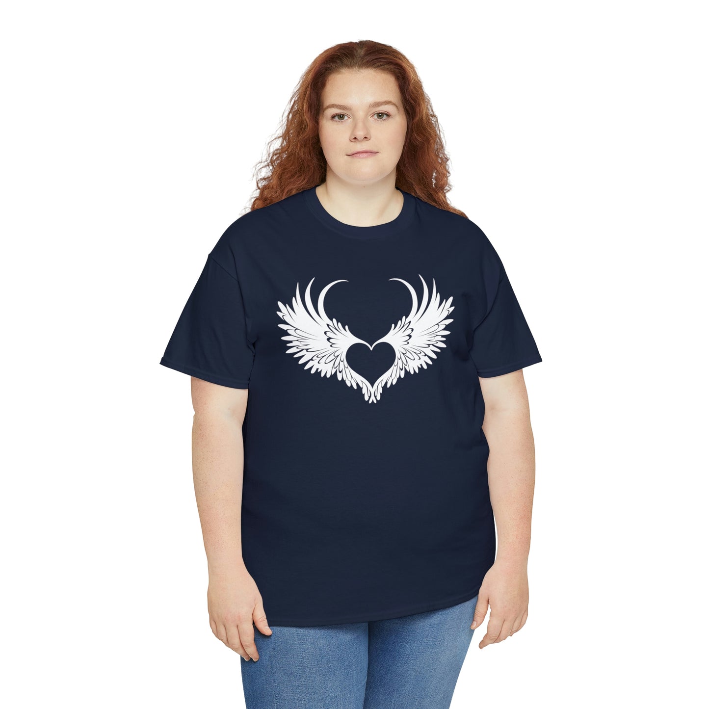 Angel Heart Motivational T-shirt - Inspiring Graphic Tee For Men And Women | Inspiring Words | Positive Vibes | Unique Design | Perfect Gift | Best Quality Tee
