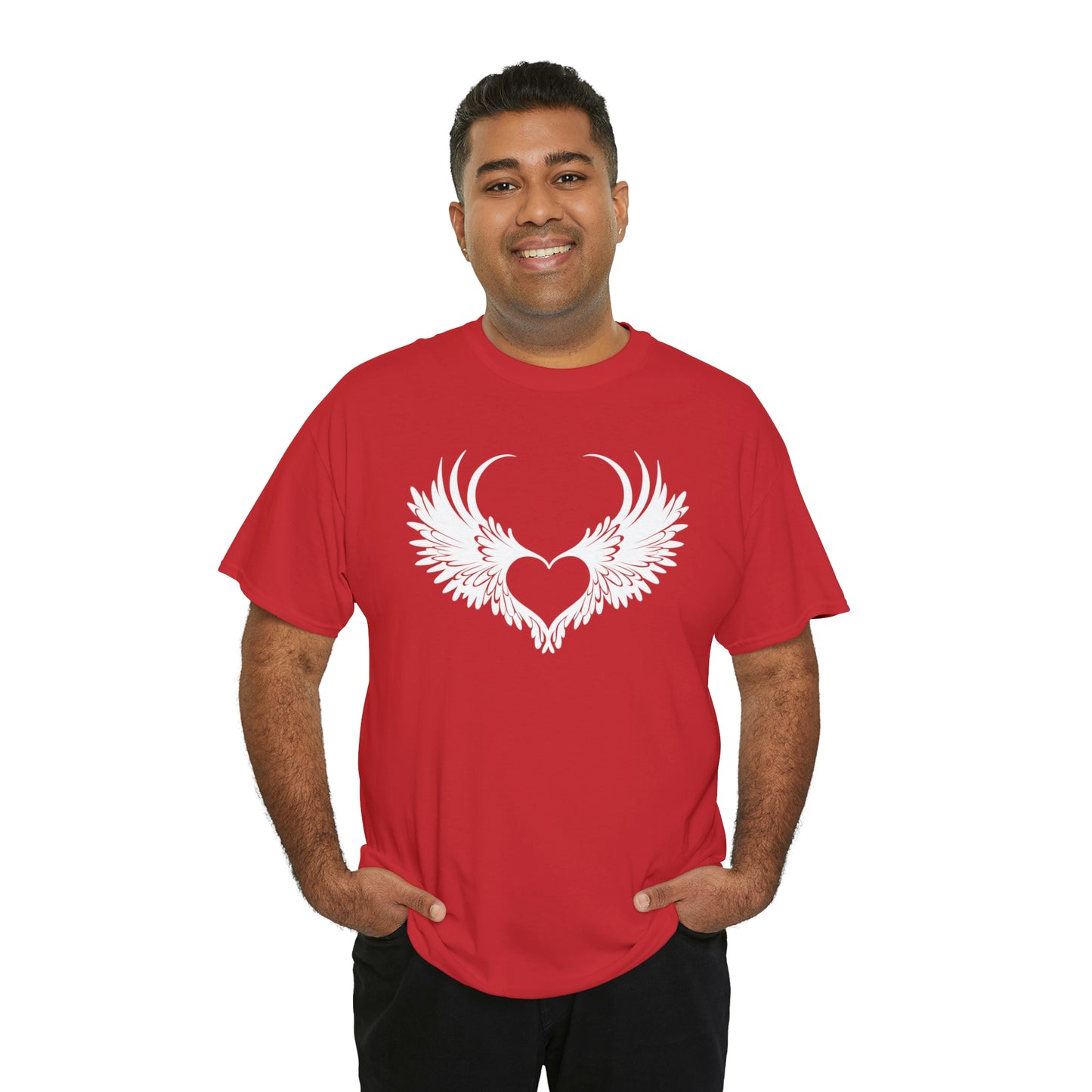 Angel Heart Motivational T-shirt - Inspiring Graphic Tee For Men And Women | Inspiring Words | Positive Vibes | Unique Design | Perfect Gift | Best Quality Tee