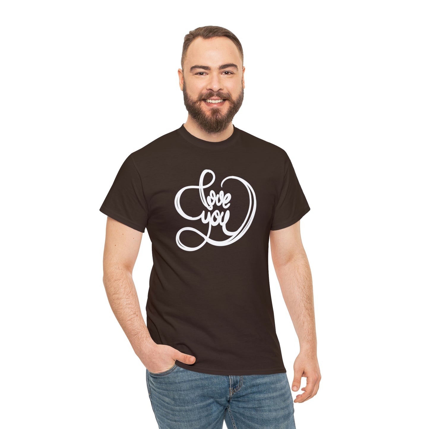 Love You Motivational T-shirt - Inspiring Graphic Tee For Men And Women | Inspiring Words | Positive Vibes | Unique Design | Perfect Gift | Best Quality Tee