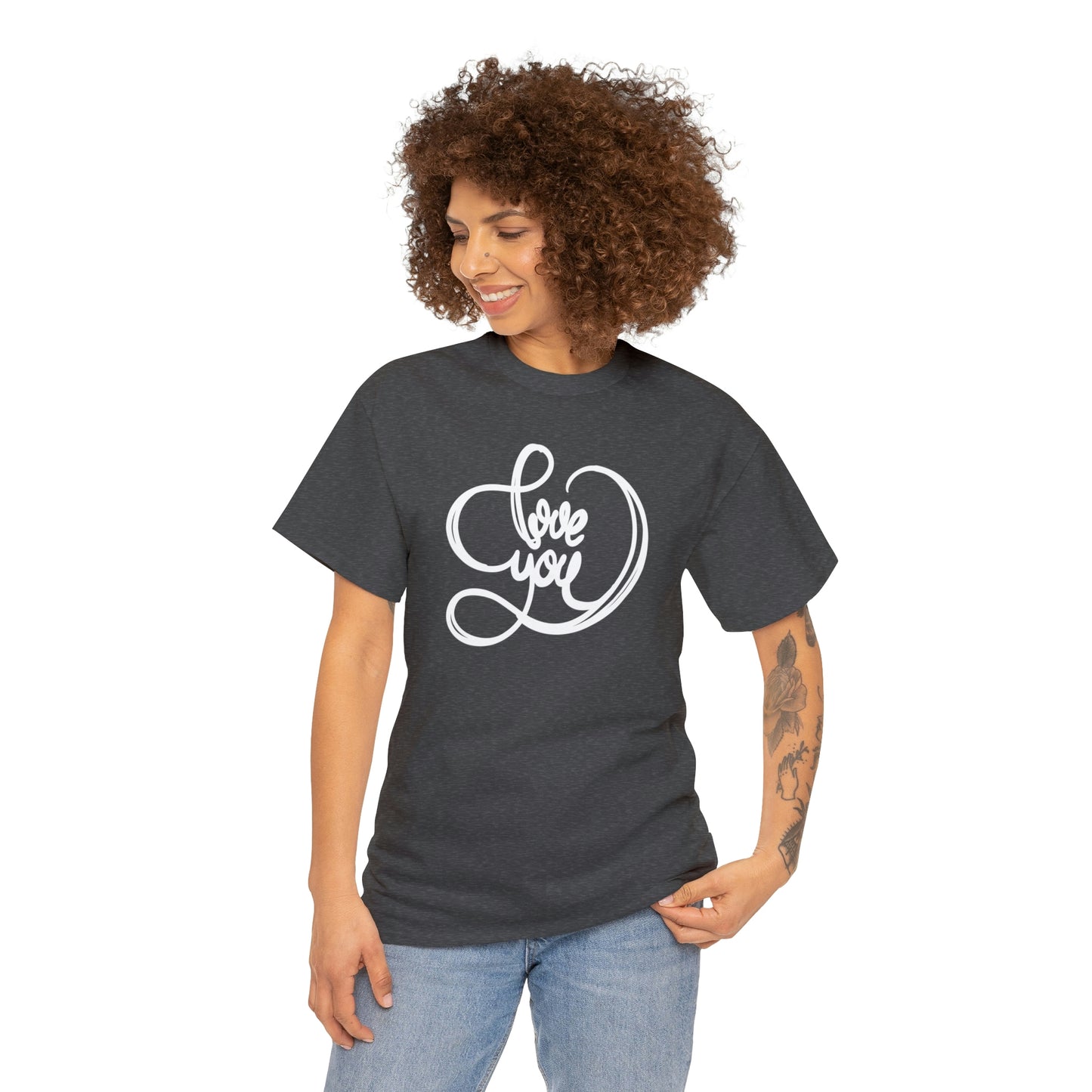 Love You Motivational T-shirt - Inspiring Graphic Tee For Men And Women | Inspiring Words | Positive Vibes | Unique Design | Perfect Gift | Best Quality Tee