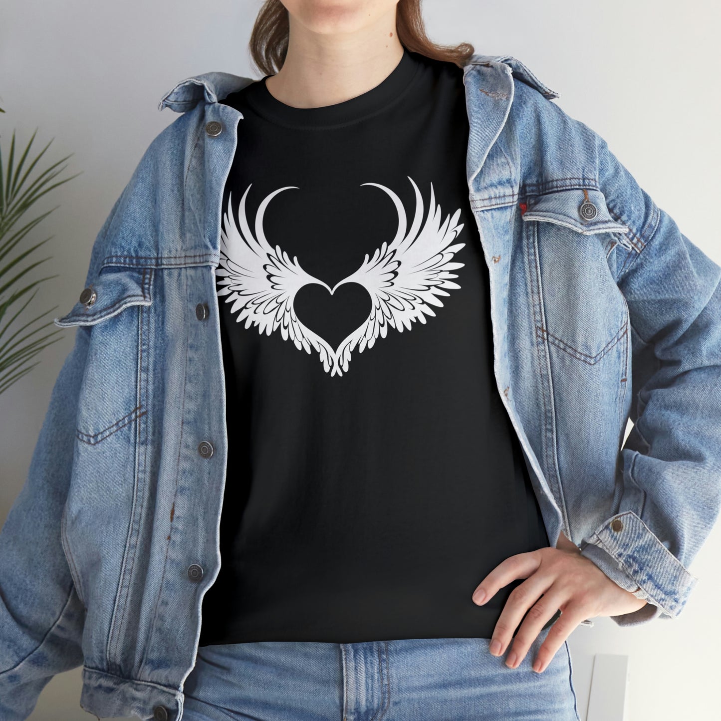 Angel Heart Motivational T-shirt - Inspiring Graphic Tee For Men And Women | Inspiring Words | Positive Vibes | Unique Design | Perfect Gift | Best Quality Tee