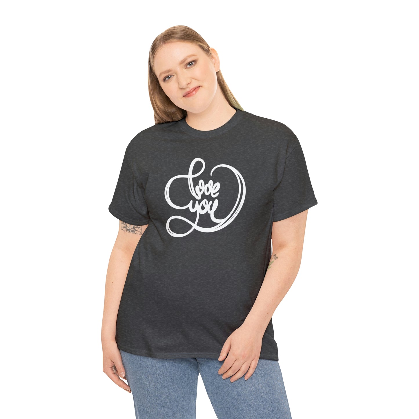 Love You Motivational T-shirt - Inspiring Graphic Tee For Men And Women | Inspiring Words | Positive Vibes | Unique Design | Perfect Gift | Best Quality Tee