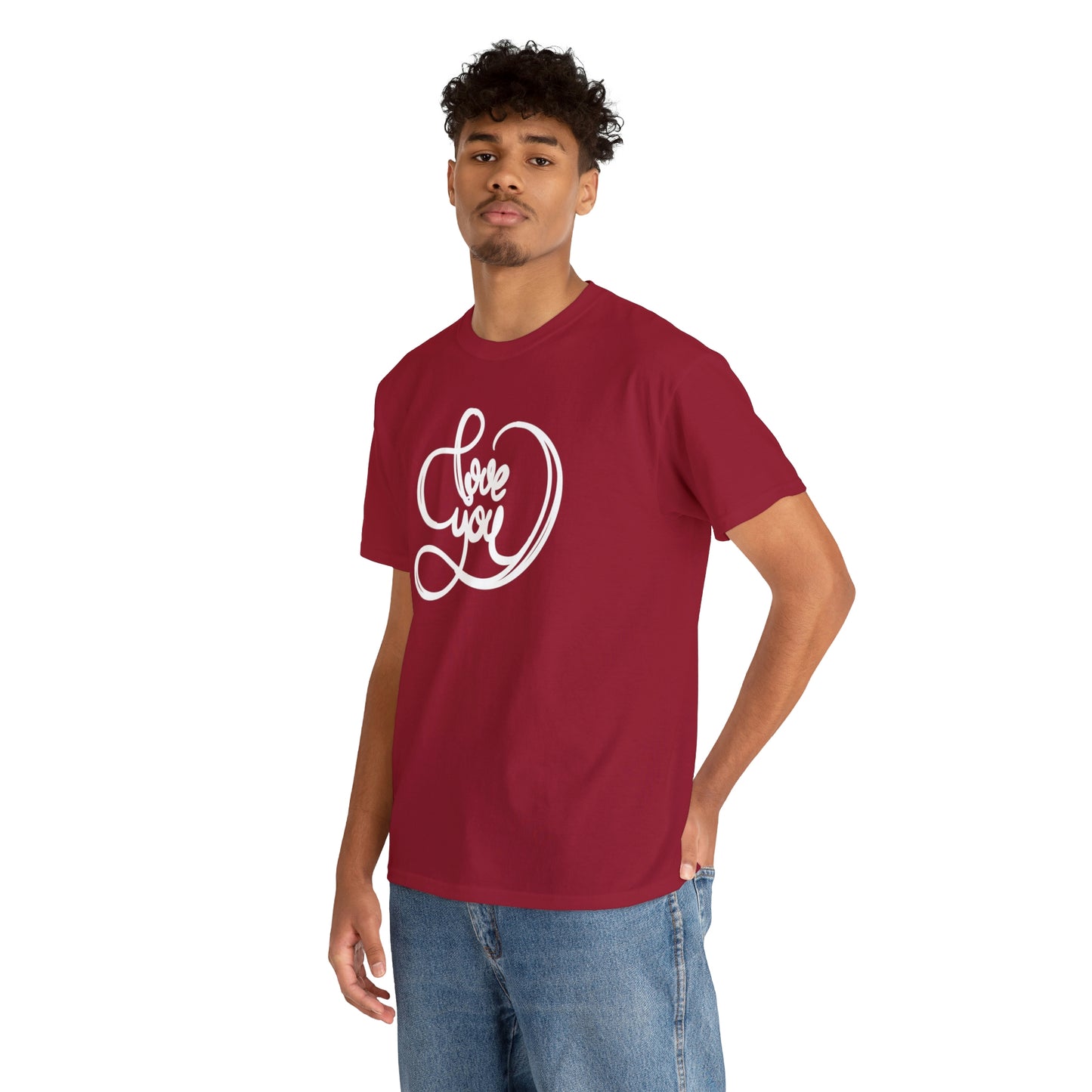 Love You Motivational T-shirt - Inspiring Graphic Tee For Men And Women | Inspiring Words | Positive Vibes | Unique Design | Perfect Gift | Best Quality Tee