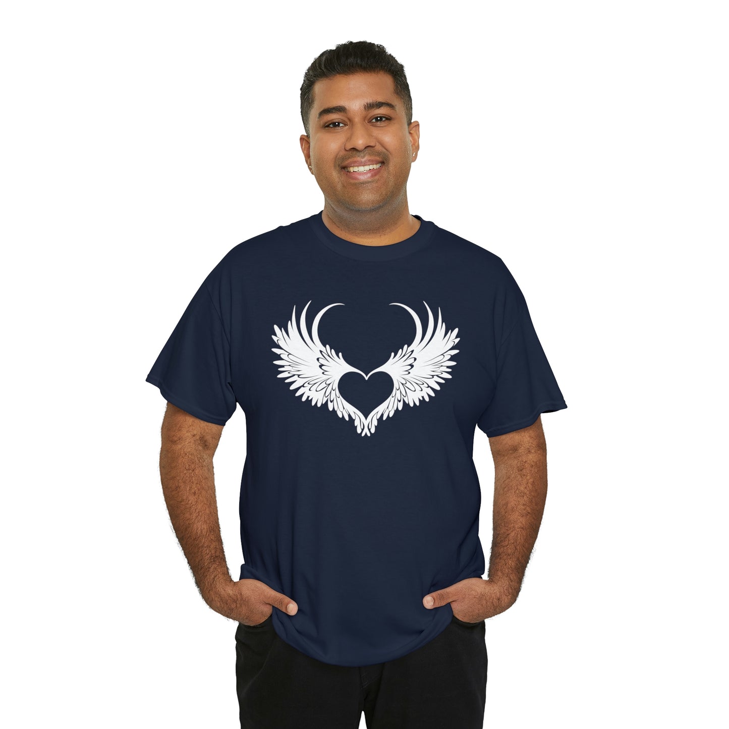 Angel Heart Motivational T-shirt - Inspiring Graphic Tee For Men And Women | Inspiring Words | Positive Vibes | Unique Design | Perfect Gift | Best Quality Tee