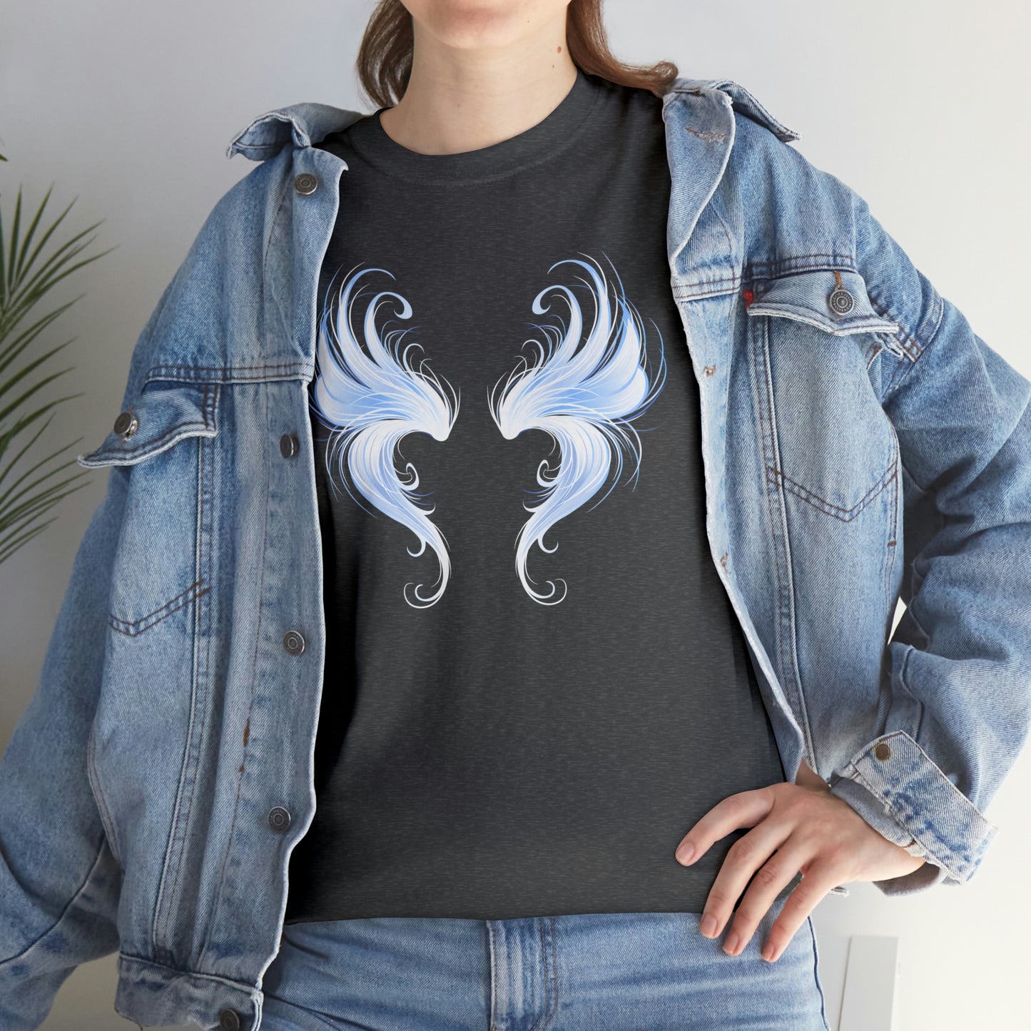 Angel Wing Motivational T-shirt - Inspiring Graphic Tee For Men And Women | Inspiring Words | Positive Vibes | Unique Design | Perfect Gift | Best Quality Tee