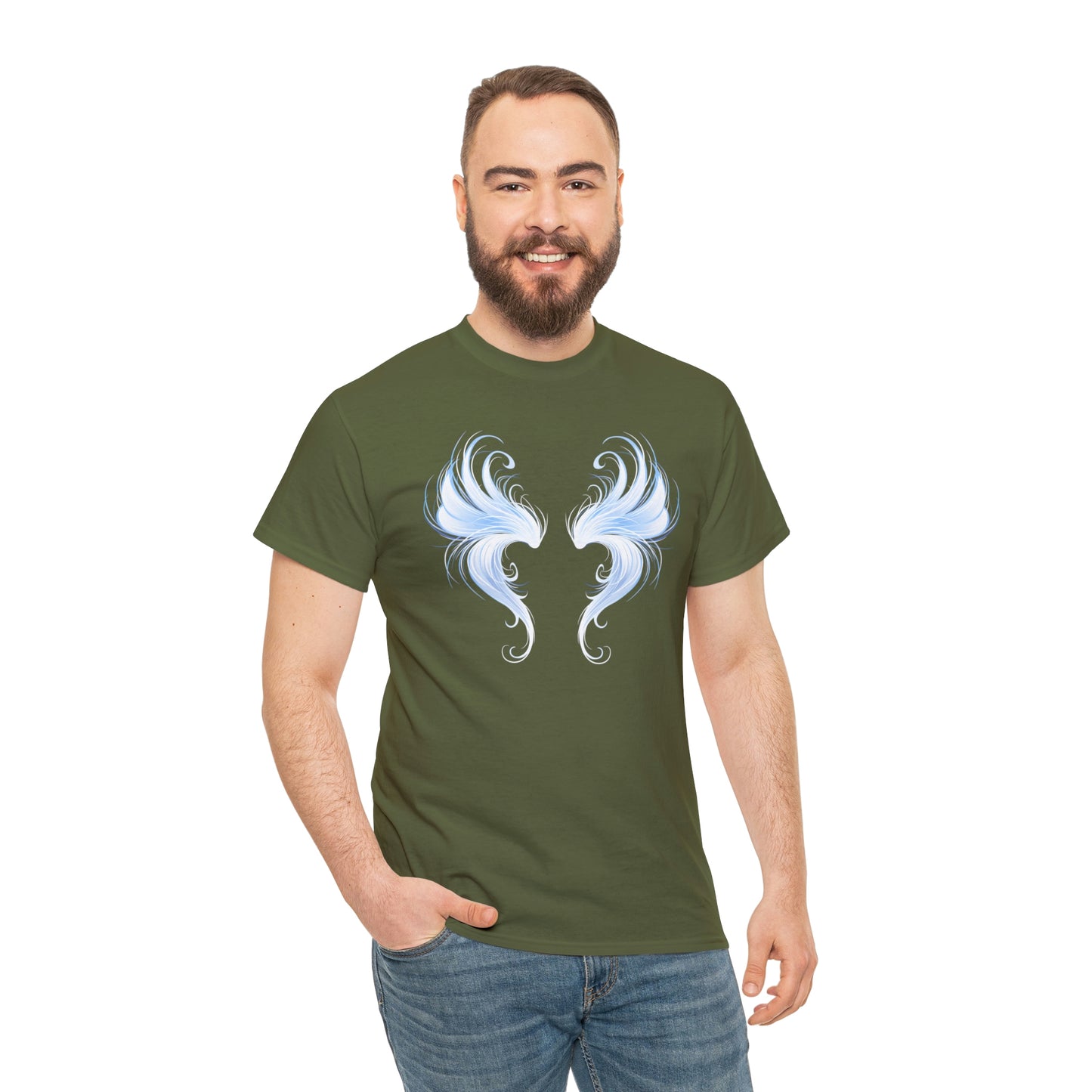 Angel Wing Motivational T-shirt - Inspiring Graphic Tee For Men And Women | Inspiring Words | Positive Vibes | Unique Design | Perfect Gift | Best Quality Tee
