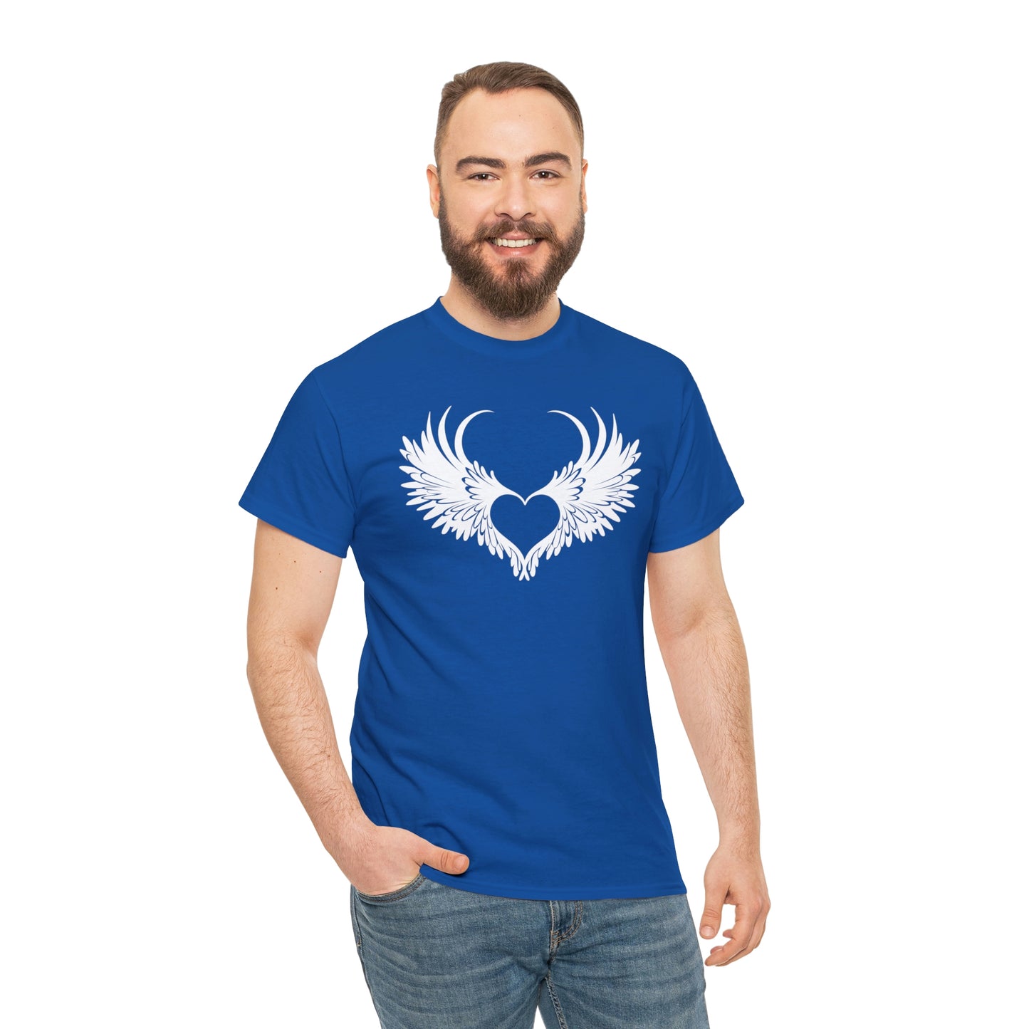 Angel Heart Motivational T-shirt - Inspiring Graphic Tee For Men And Women | Inspiring Words | Positive Vibes | Unique Design | Perfect Gift | Best Quality Tee