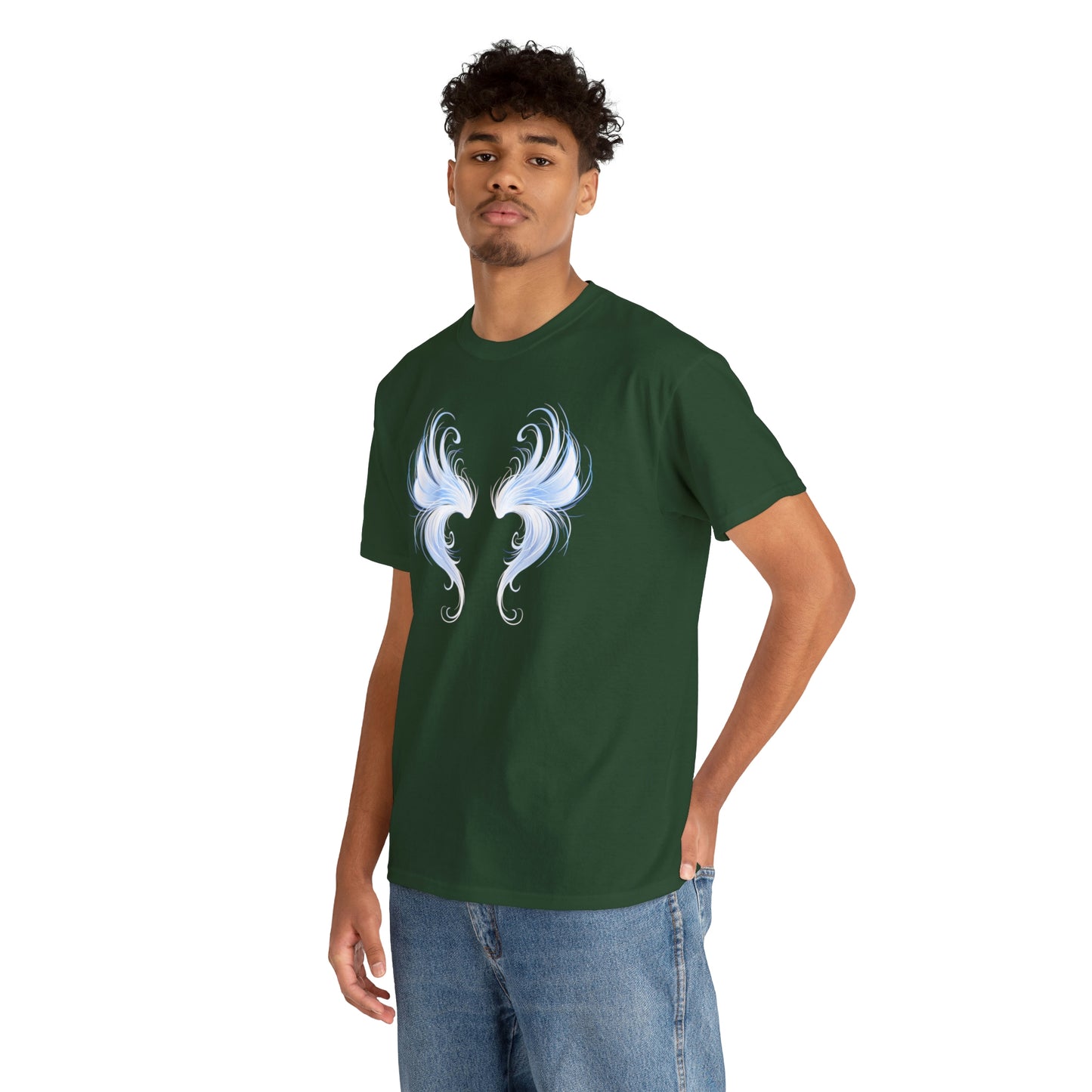 Angel Wing Motivational T-shirt - Inspiring Graphic Tee For Men And Women | Inspiring Words | Positive Vibes | Unique Design | Perfect Gift | Best Quality Tee