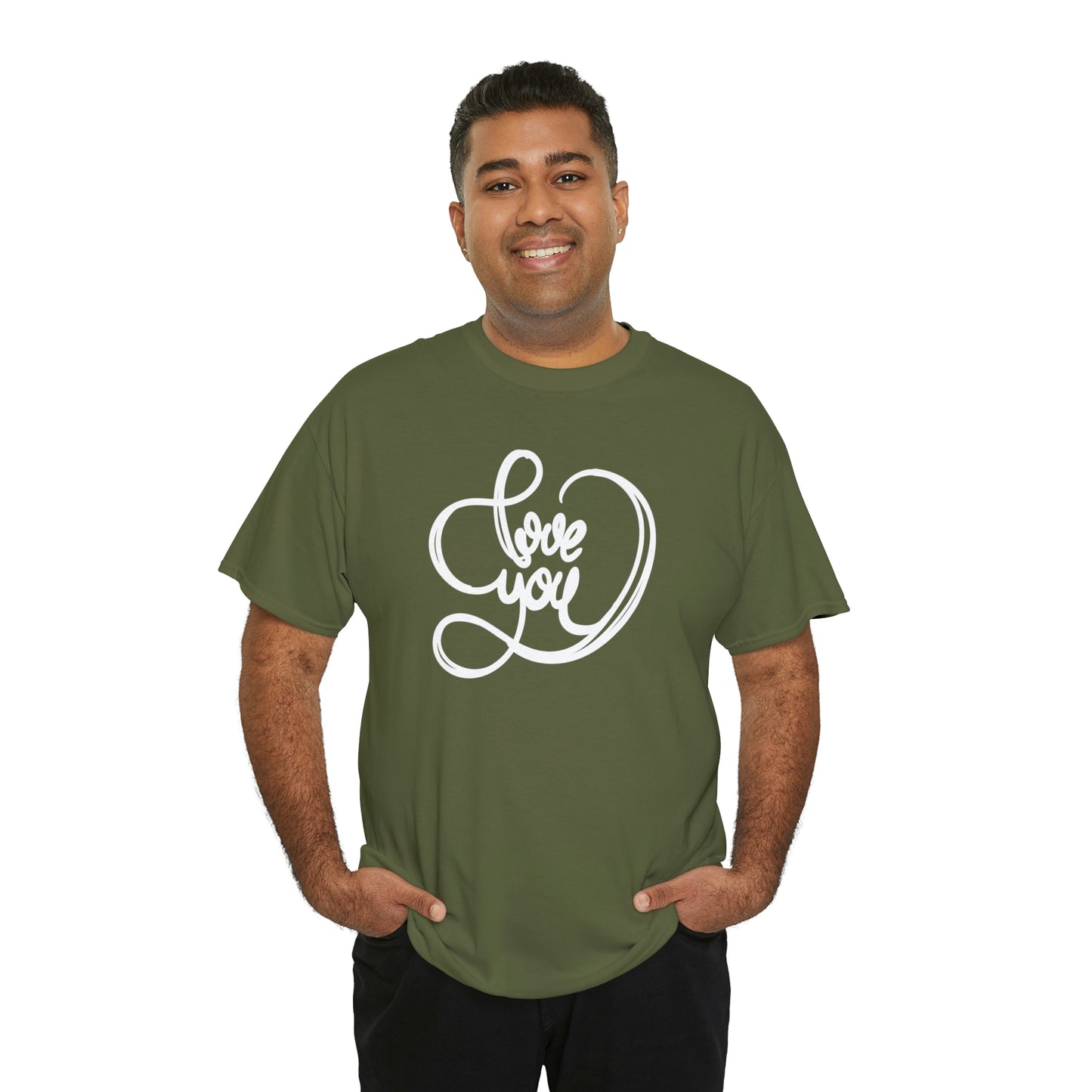 Love You Motivational T-shirt - Inspiring Graphic Tee For Men And Women | Inspiring Words | Positive Vibes | Unique Design | Perfect Gift | Best Quality Tee