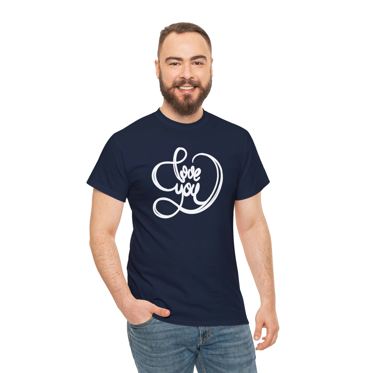 Love You Motivational T-shirt - Inspiring Graphic Tee For Men And Women | Inspiring Words | Positive Vibes | Unique Design | Perfect Gift | Best Quality Tee