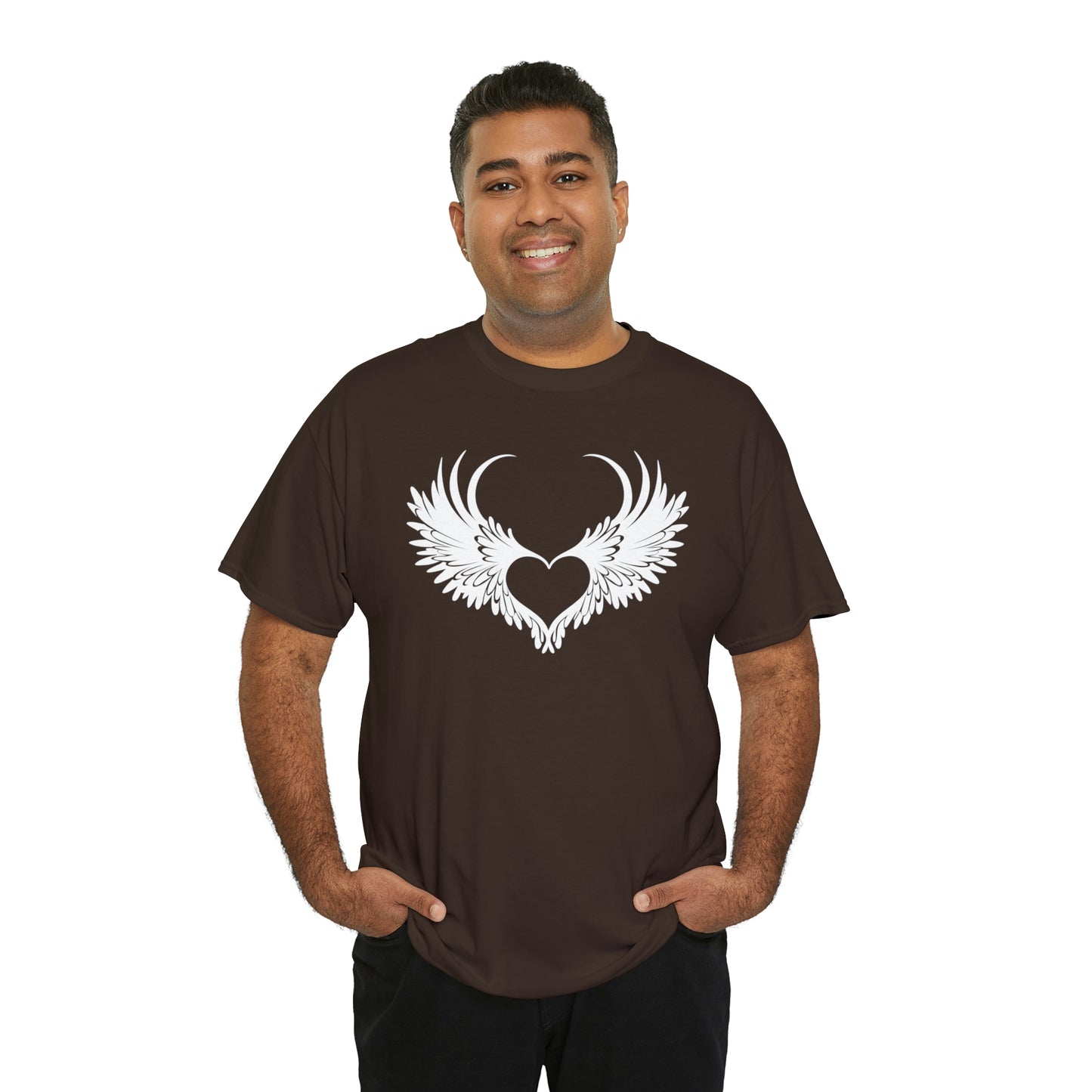 Angel Heart Motivational T-shirt - Inspiring Graphic Tee For Men And Women | Inspiring Words | Positive Vibes | Unique Design | Perfect Gift | Best Quality Tee