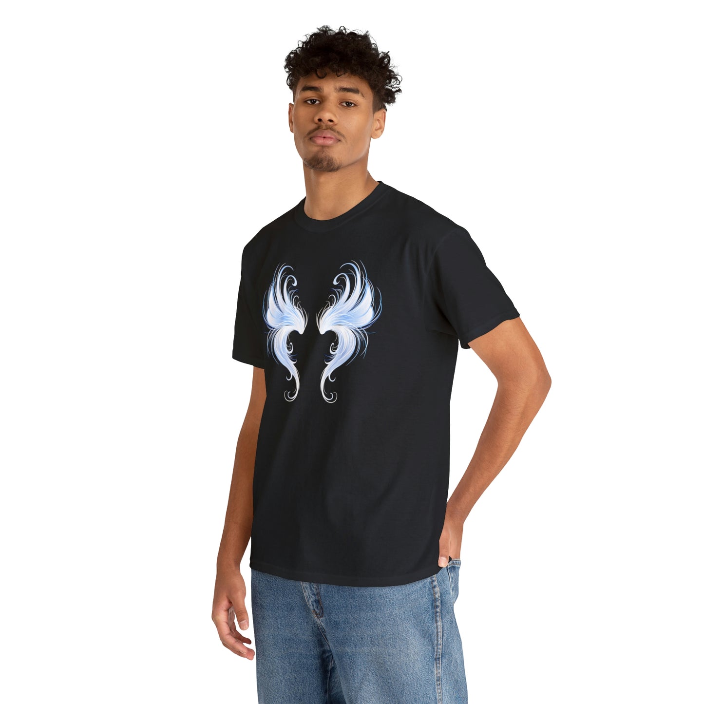 Angel Wing Motivational T-shirt - Inspiring Graphic Tee For Men And Women | Inspiring Words | Positive Vibes | Unique Design | Perfect Gift | Best Quality Tee
