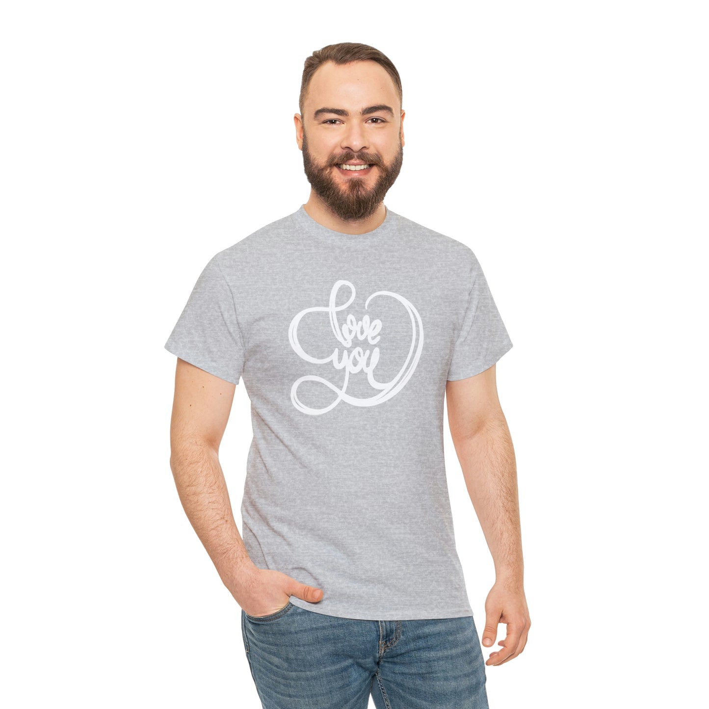 Love You Motivational T-shirt - Inspiring Graphic Tee For Men And Women | Inspiring Words | Positive Vibes | Unique Design | Perfect Gift | Best Quality Tee