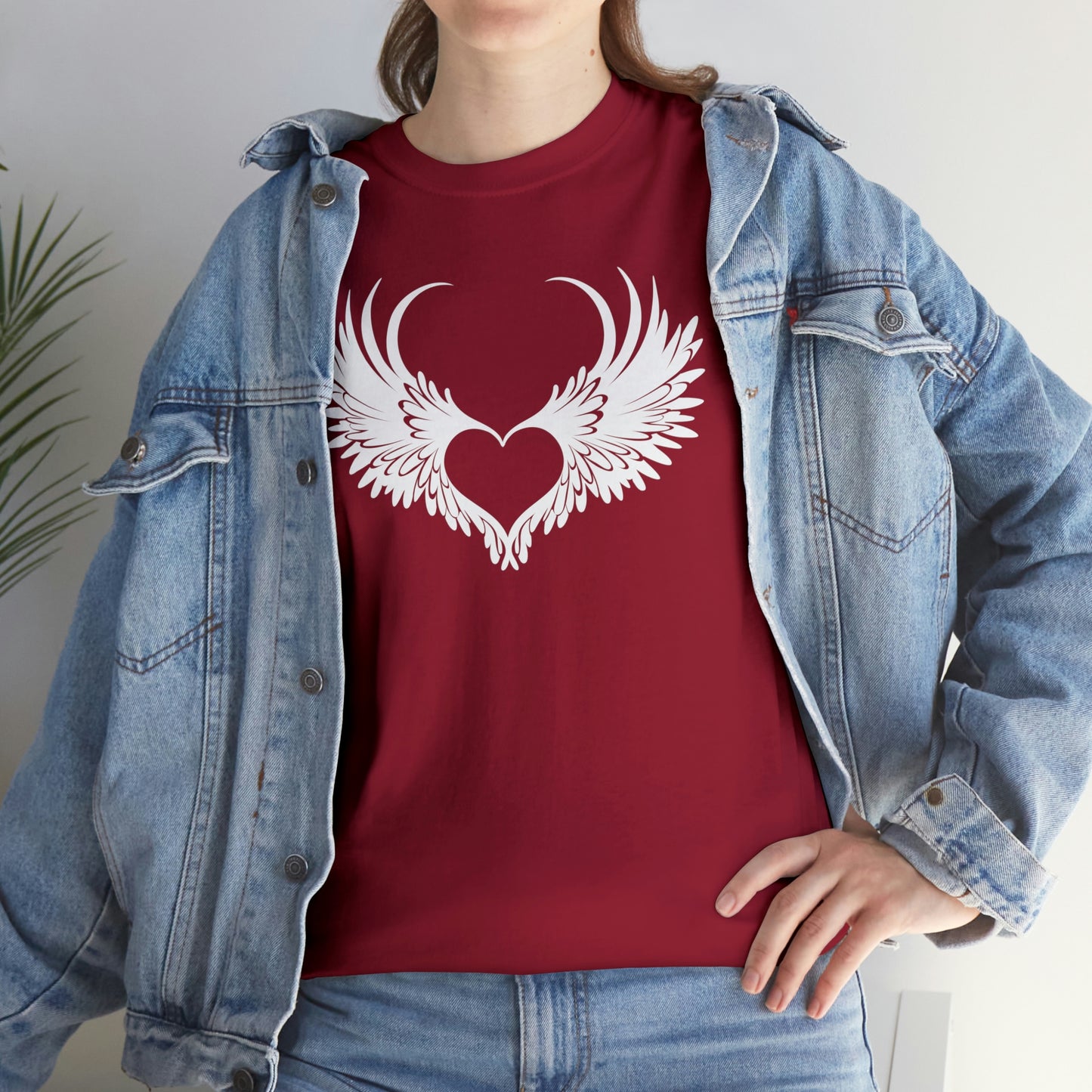 Angel Heart Motivational T-shirt - Inspiring Graphic Tee For Men And Women | Inspiring Words | Positive Vibes | Unique Design | Perfect Gift | Best Quality Tee