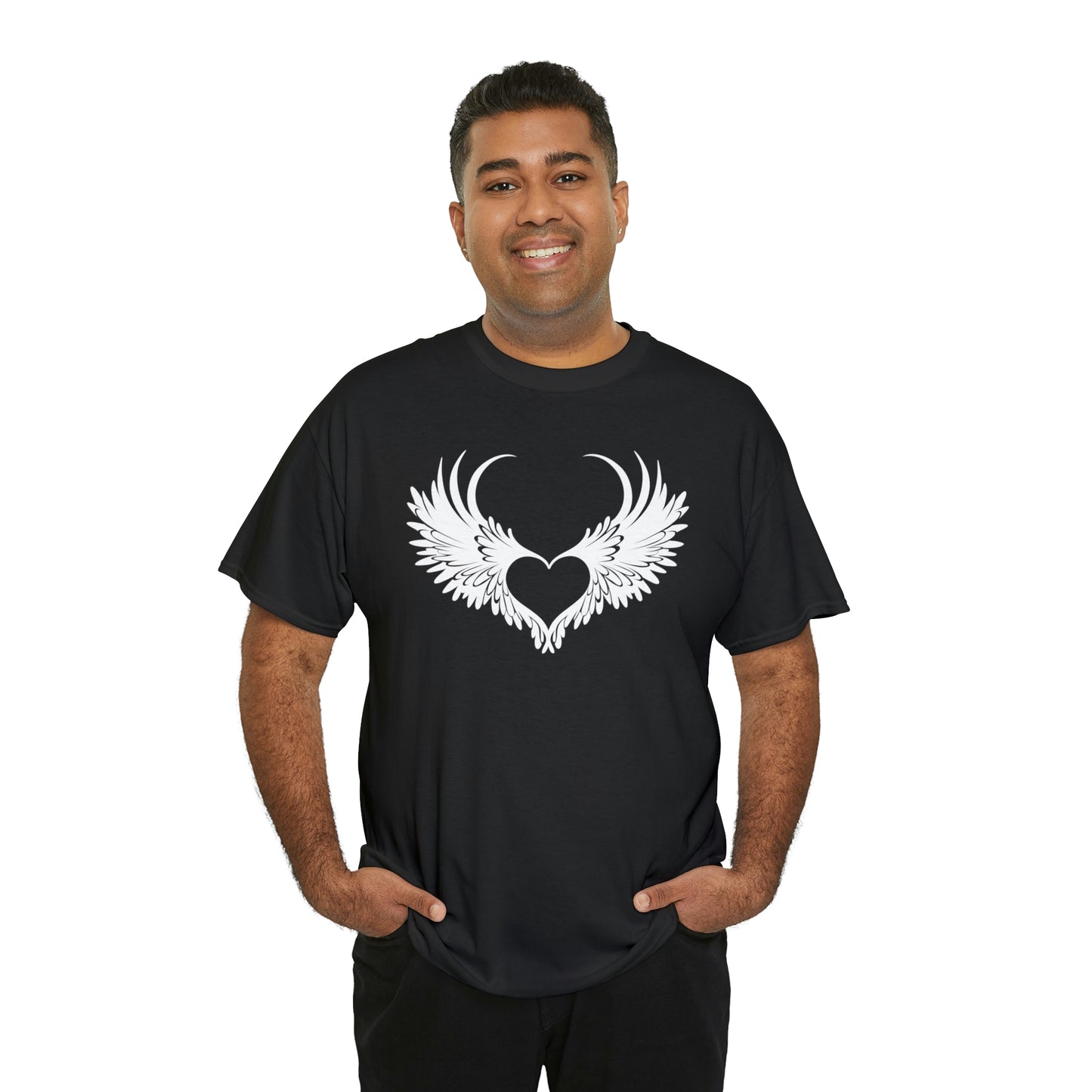 Angel Heart Motivational T-shirt - Inspiring Graphic Tee For Men And Women | Inspiring Words | Positive Vibes | Unique Design | Perfect Gift | Best Quality Tee