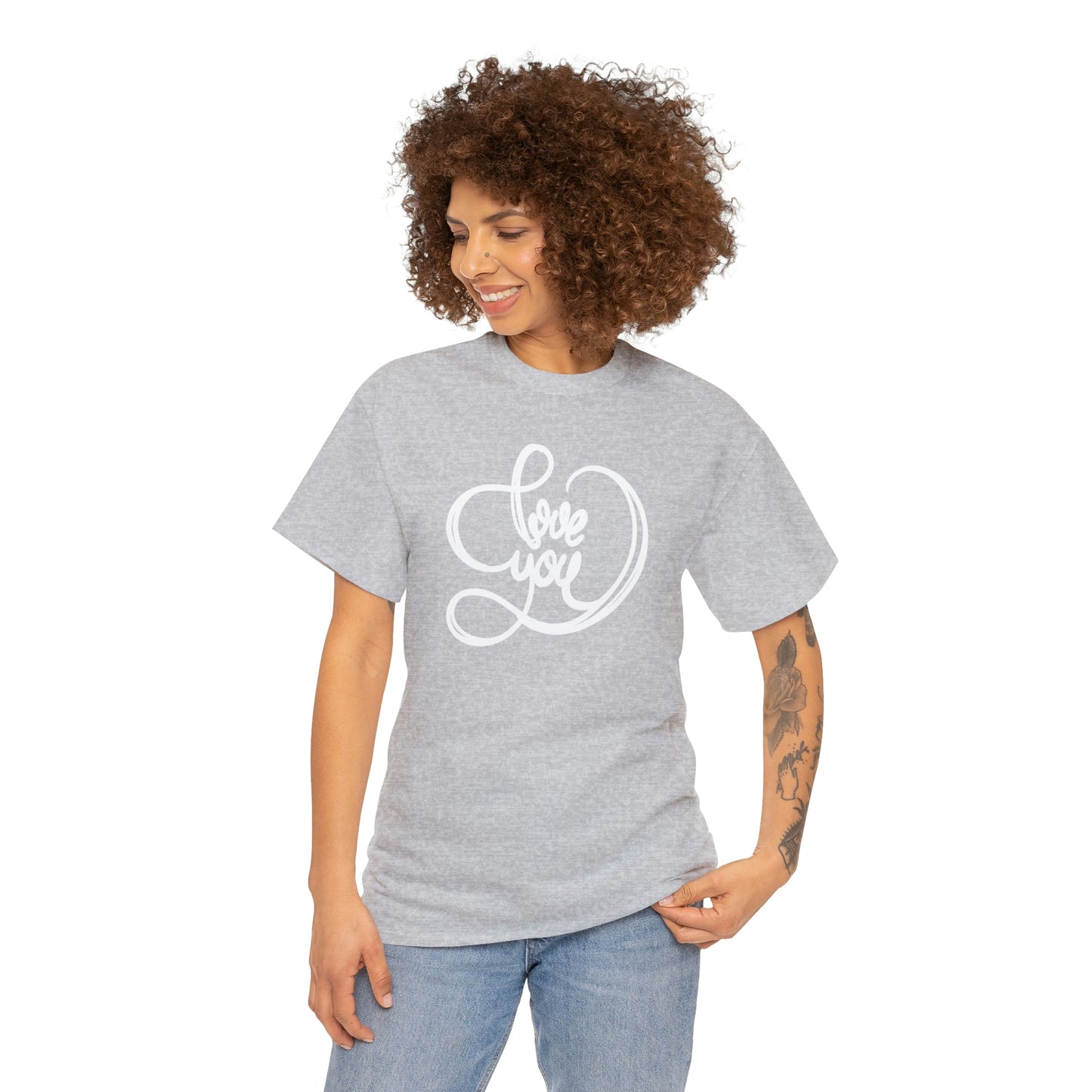 Love You Motivational T-shirt - Inspiring Graphic Tee For Men And Women | Inspiring Words | Positive Vibes | Unique Design | Perfect Gift | Best Quality Tee
