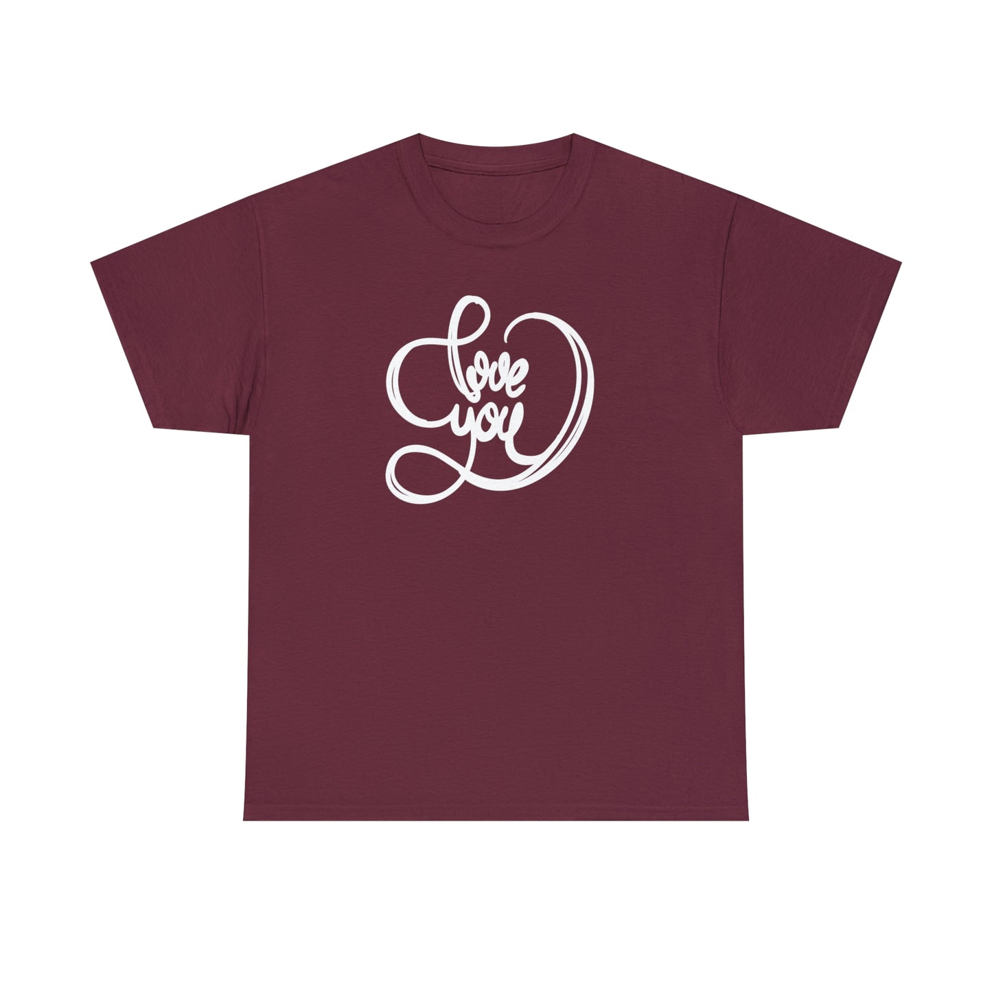 Love You Motivational T-shirt - Inspiring Graphic Tee For Men And Women | Inspiring Words | Positive Vibes | Unique Design | Perfect Gift | Best Quality Tee