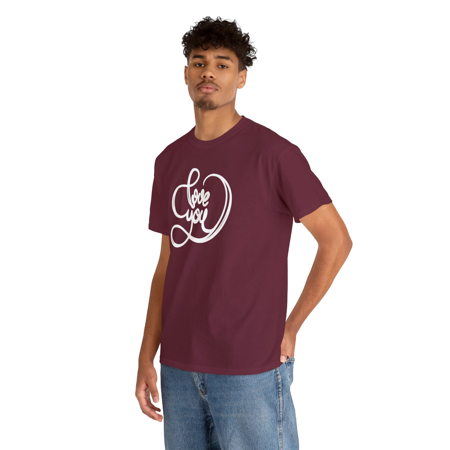 Love You Motivational T-shirt - Inspiring Graphic Tee For Men And Women | Inspiring Words | Positive Vibes | Unique Design | Perfect Gift | Best Quality Tee