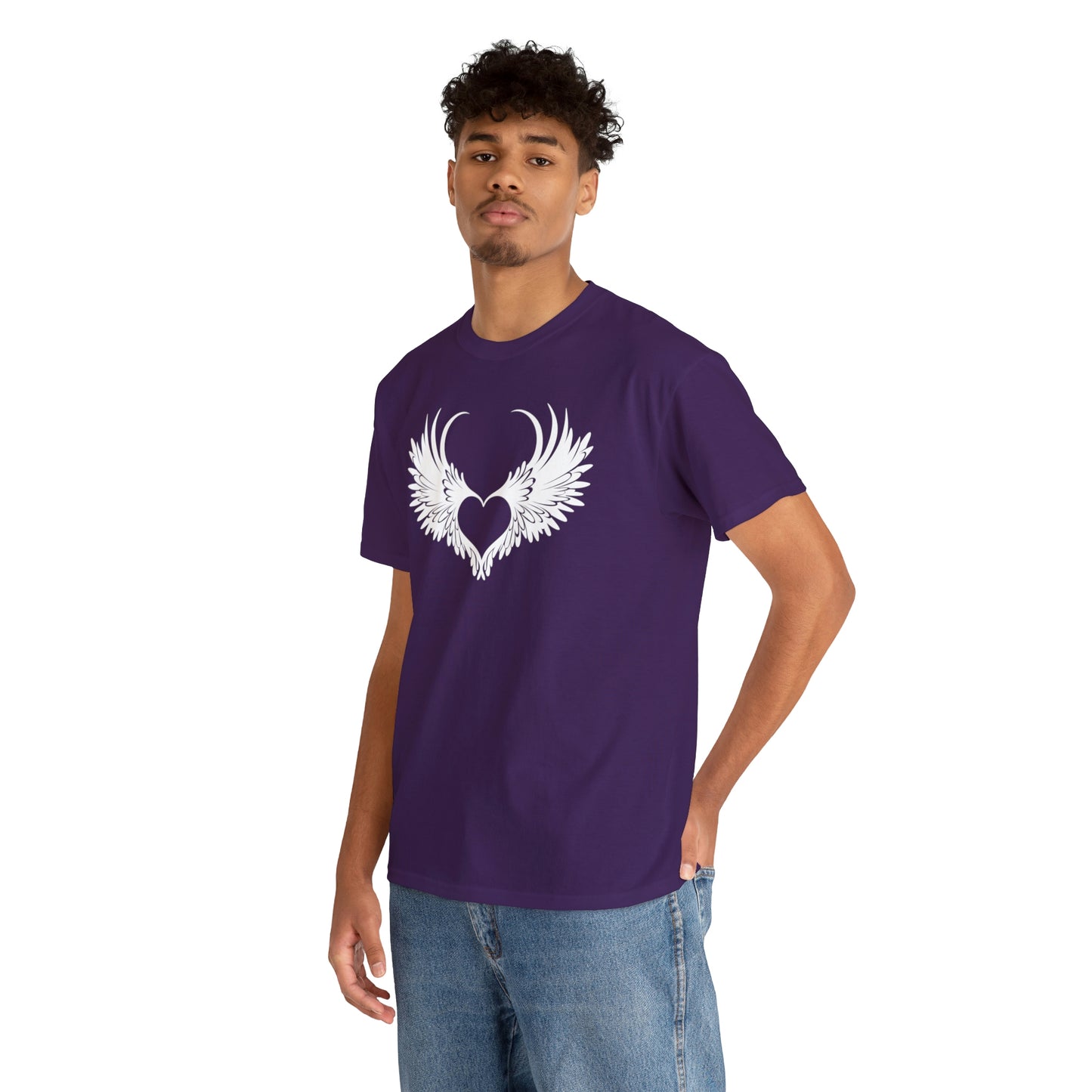 Angel Heart Motivational T-shirt - Inspiring Graphic Tee For Men And Women | Inspiring Words | Positive Vibes | Unique Design | Perfect Gift | Best Quality Tee