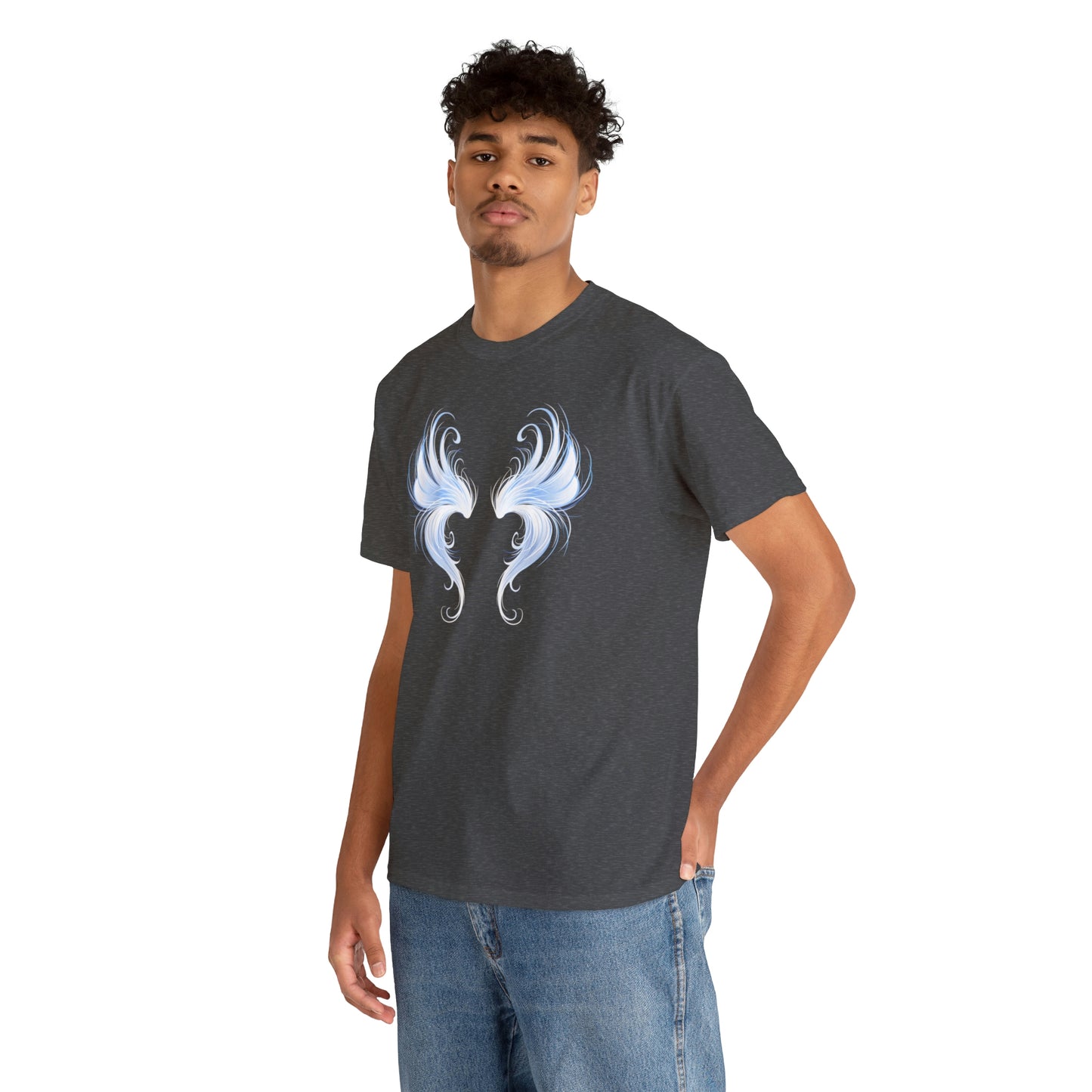 Angel Wing Motivational T-shirt - Inspiring Graphic Tee For Men And Women | Inspiring Words | Positive Vibes | Unique Design | Perfect Gift | Best Quality Tee