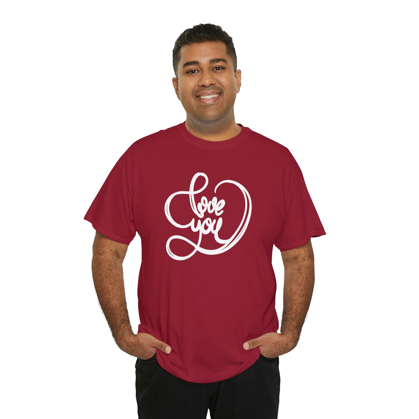 Love You Motivational T-shirt - Inspiring Graphic Tee For Men And Women | Inspiring Words | Positive Vibes | Unique Design | Perfect Gift | Best Quality Tee