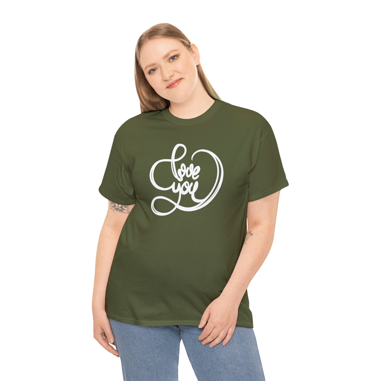 Love You Motivational T-shirt - Inspiring Graphic Tee For Men And Women | Inspiring Words | Positive Vibes | Unique Design | Perfect Gift | Best Quality Tee