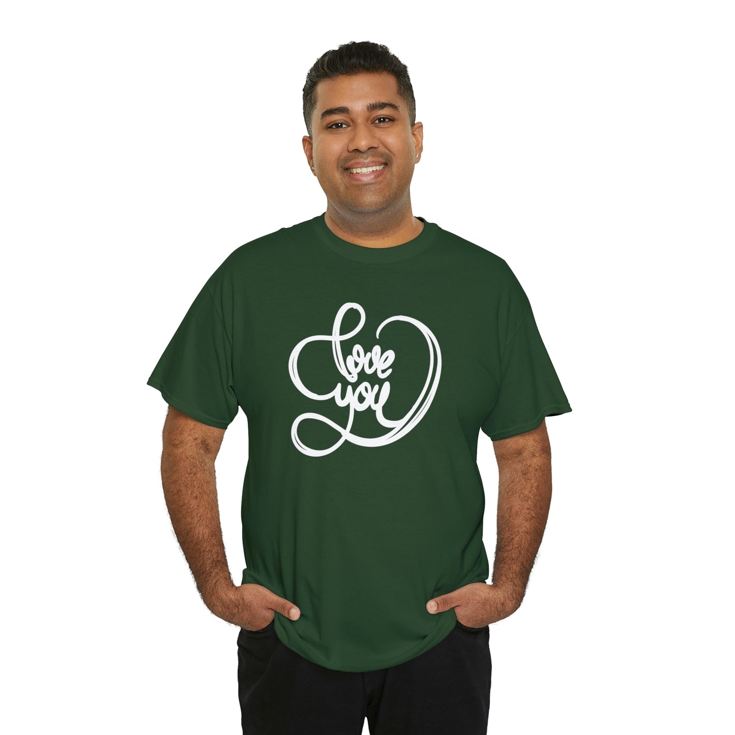 Love You Motivational T-shirt - Inspiring Graphic Tee For Men And Women | Inspiring Words | Positive Vibes | Unique Design | Perfect Gift | Best Quality Tee