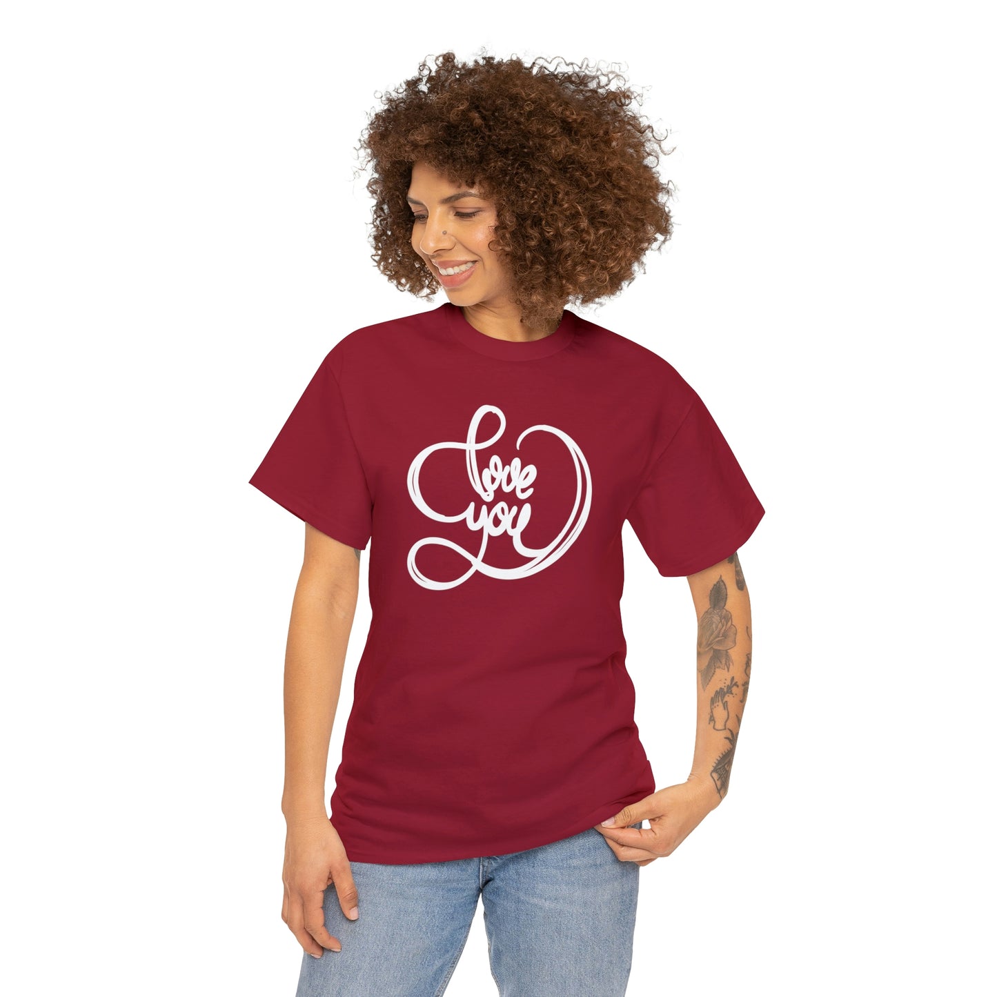 Love You Motivational T-shirt - Inspiring Graphic Tee For Men And Women | Inspiring Words | Positive Vibes | Unique Design | Perfect Gift | Best Quality Tee