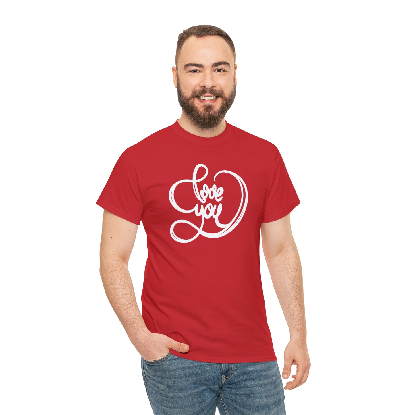 Love You Motivational T-shirt - Inspiring Graphic Tee For Men And Women | Inspiring Words | Positive Vibes | Unique Design | Perfect Gift | Best Quality Tee