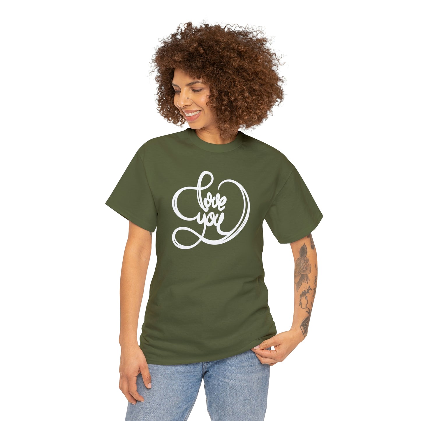 Love You Motivational T-shirt - Inspiring Graphic Tee For Men And Women | Inspiring Words | Positive Vibes | Unique Design | Perfect Gift | Best Quality Tee