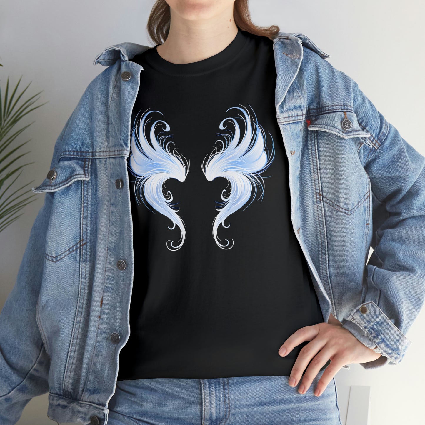 Angel Wing Motivational T-shirt - Inspiring Graphic Tee For Men And Women | Inspiring Words | Positive Vibes | Unique Design | Perfect Gift | Best Quality Tee