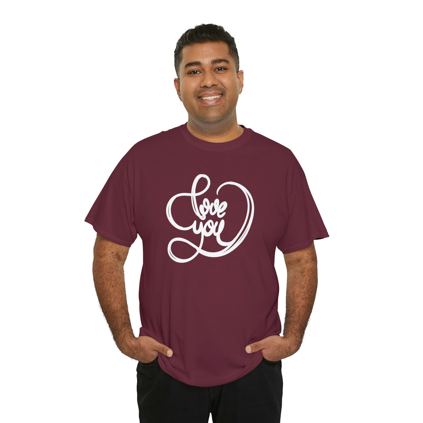 Love You Motivational T-shirt - Inspiring Graphic Tee For Men And Women | Inspiring Words | Positive Vibes | Unique Design | Perfect Gift | Best Quality Tee