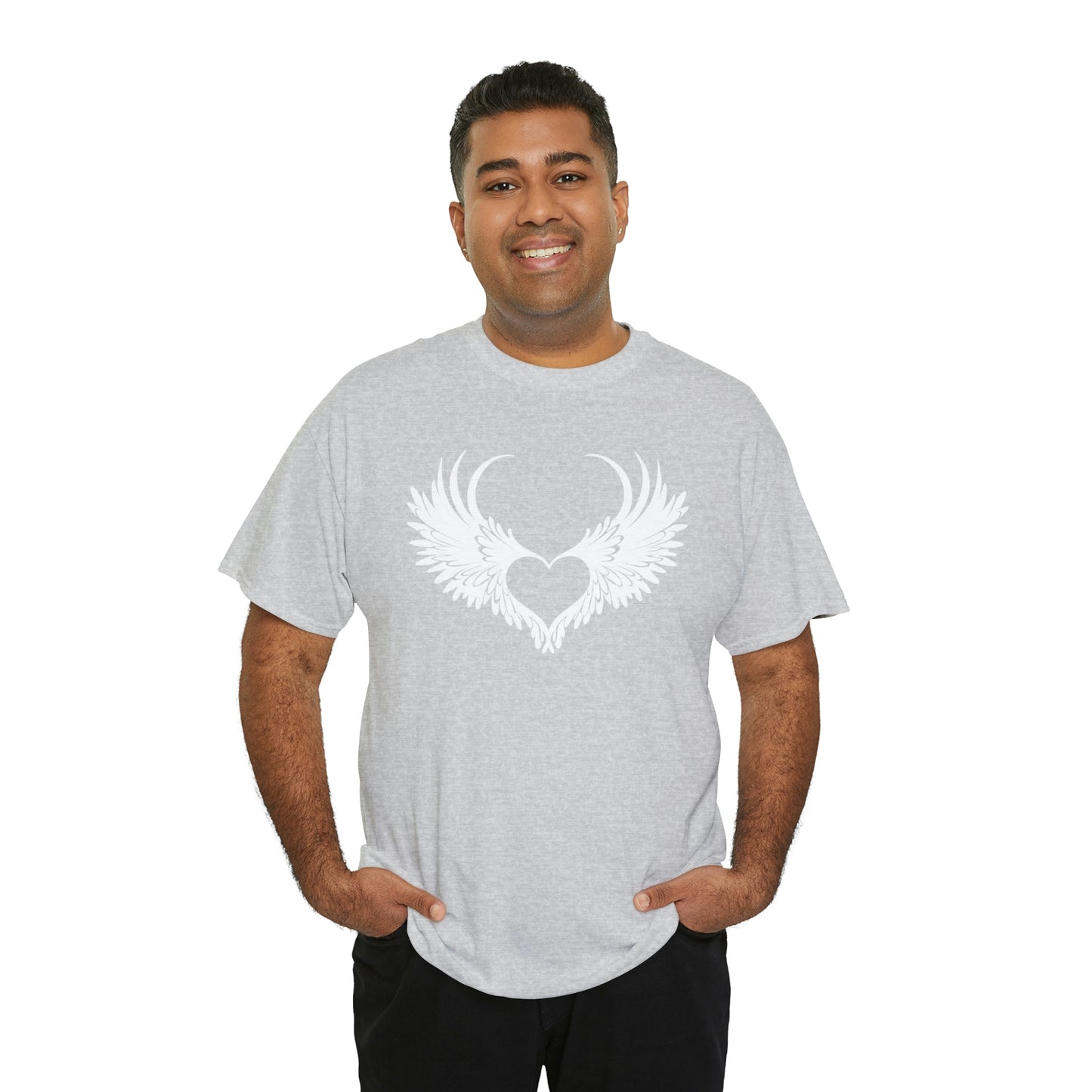 Angel Heart Motivational T-shirt - Inspiring Graphic Tee For Men And Women | Inspiring Words | Positive Vibes | Unique Design | Perfect Gift | Best Quality Tee