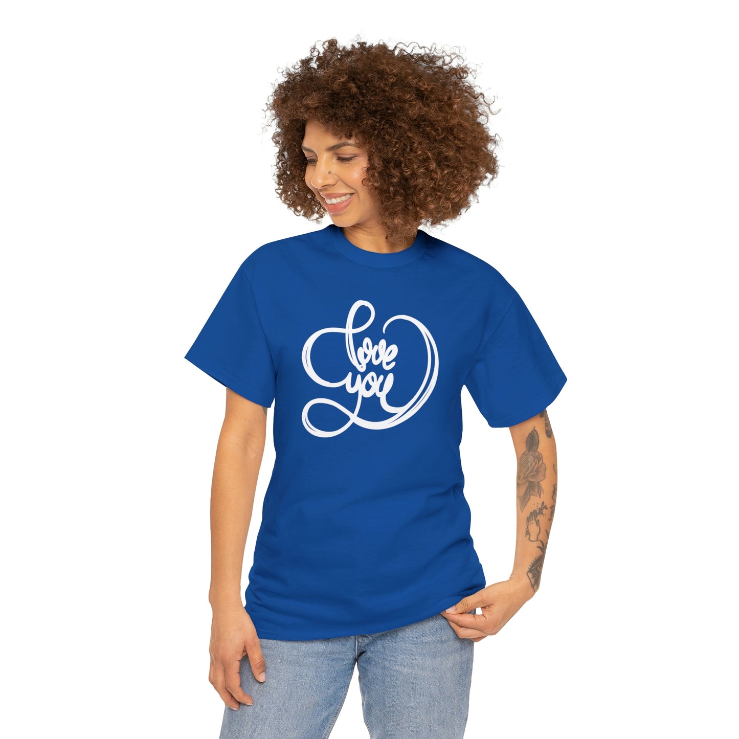 Love You Motivational T-shirt - Inspiring Graphic Tee For Men And Women | Inspiring Words | Positive Vibes | Unique Design | Perfect Gift | Best Quality Tee