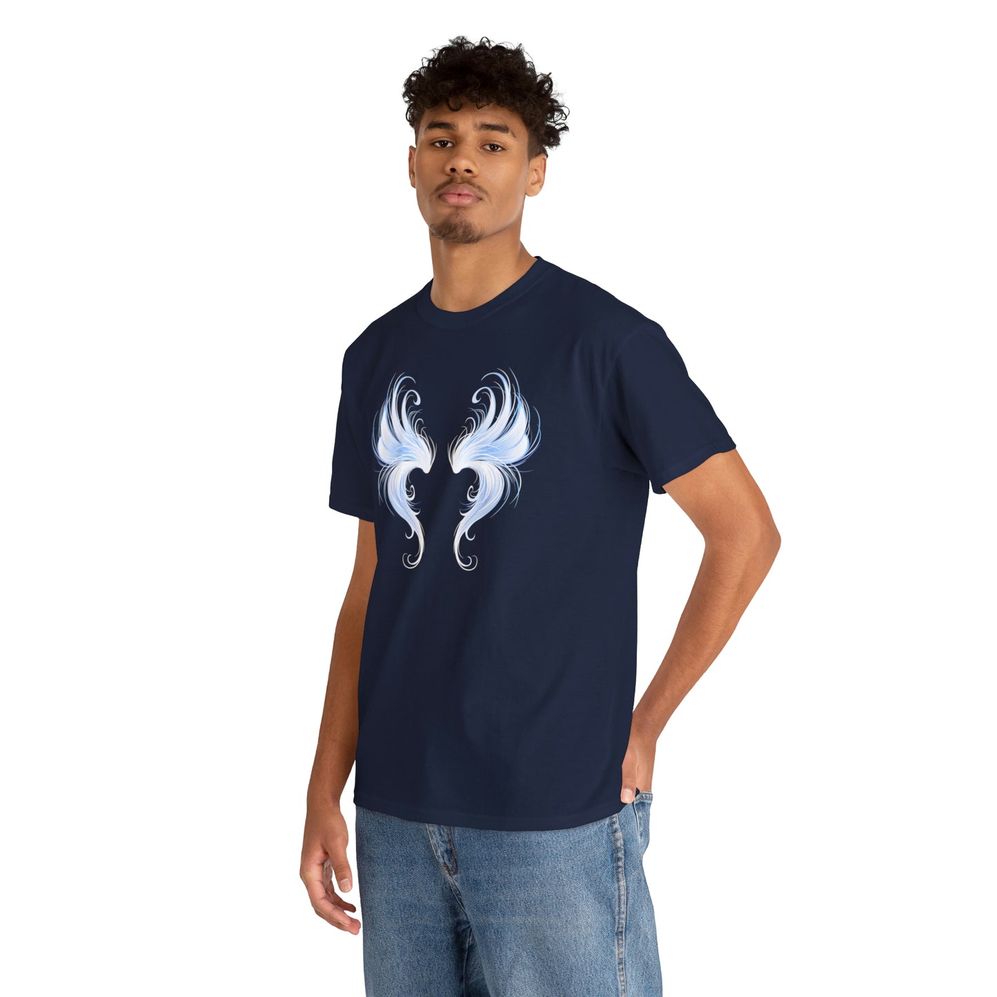 Angel Wing Motivational T-shirt - Inspiring Graphic Tee For Men And Women | Inspiring Words | Positive Vibes | Unique Design | Perfect Gift | Best Quality Tee