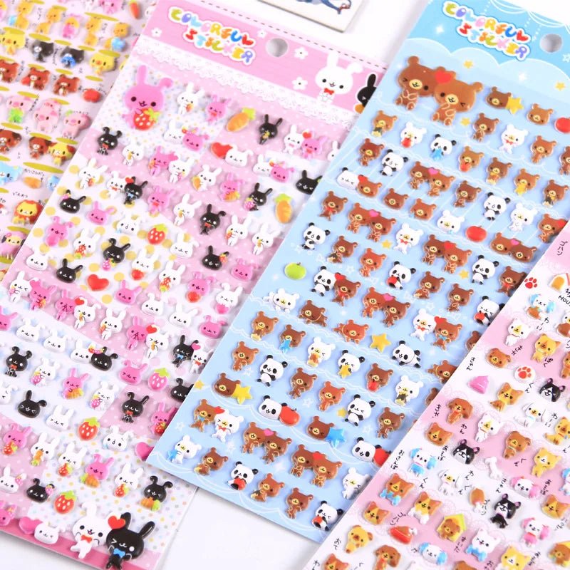 1 Pc Kawaii Lovely Small Animal Foam 3d Decorative Stationery Stickers Scrapbooking Diy Diary Album Stick Label - StarJam