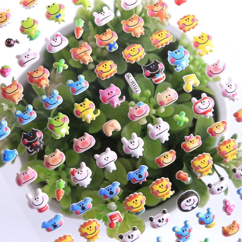 1 Pc Kawaii Lovely Small Animal Foam 3d Decorative Stationery Stickers Scrapbooking Diy Diary Album Stick Label - StarJam