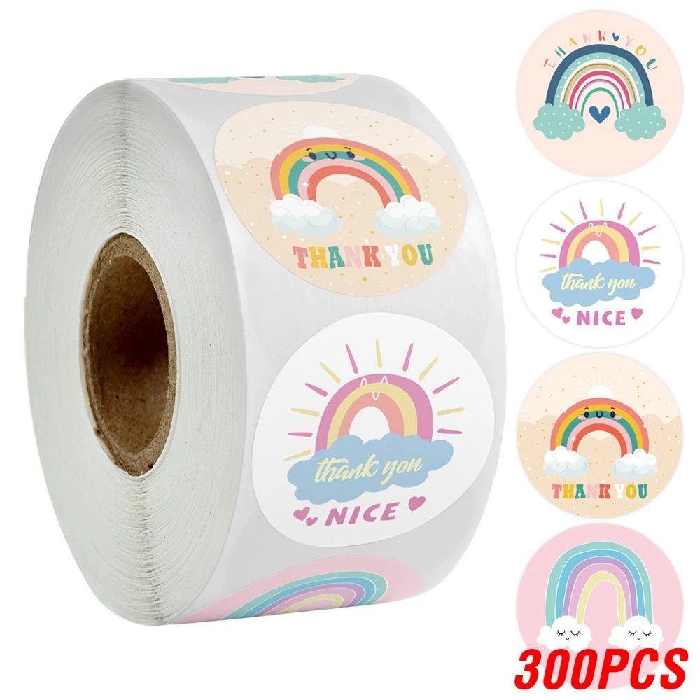 100-500pcs Children's Cartoon Stickers Little Dinosaur Pattern Kids Stationery Supplies School Teacher Supplies Reward Stickers - StarJam