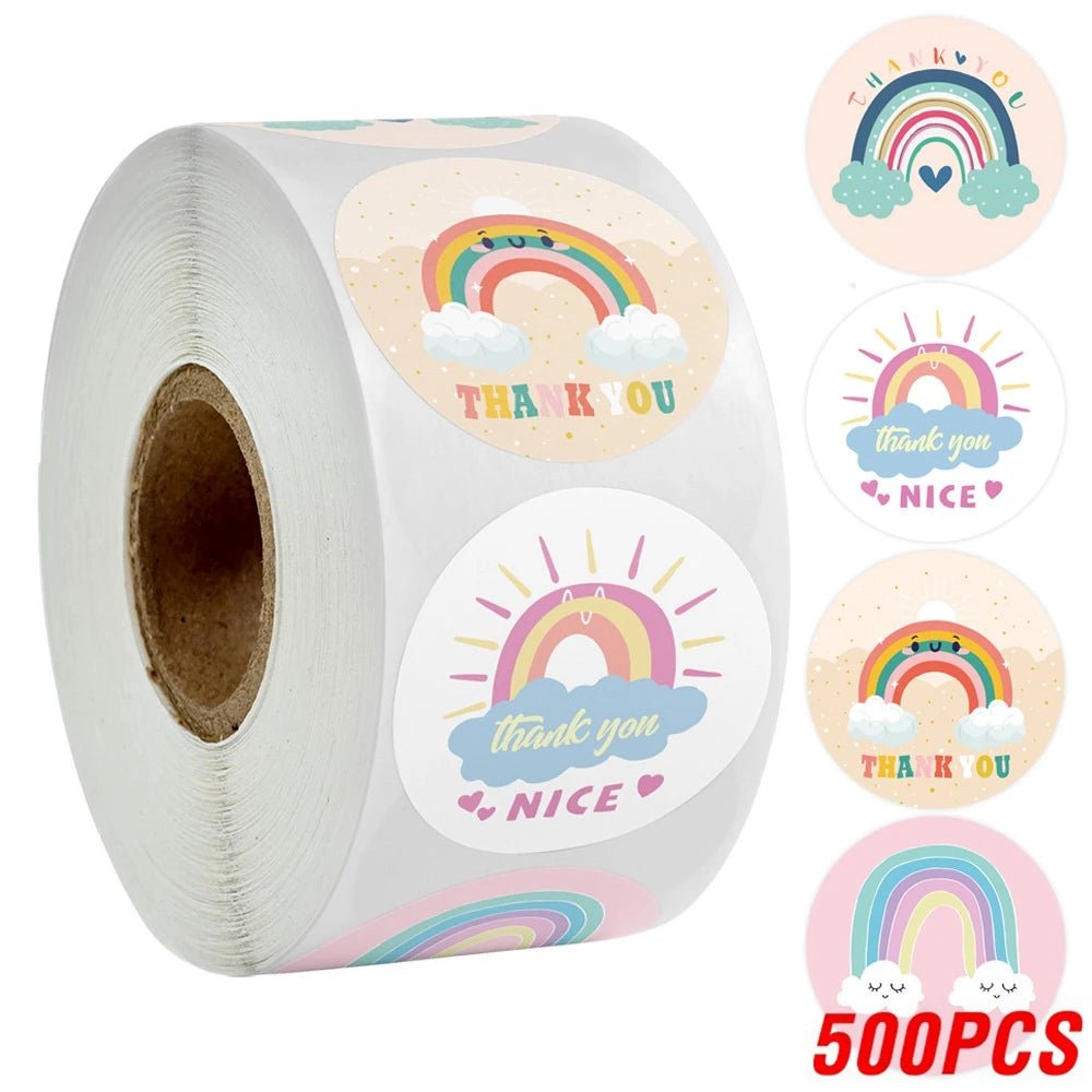 100-500pcs Children's Cartoon Stickers Little Dinosaur Pattern Kids Stationery Supplies School Teacher Supplies Reward Stickers - StarJam
